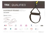 Certifikát TRX a funkčního tréninku- Iveta Záleské